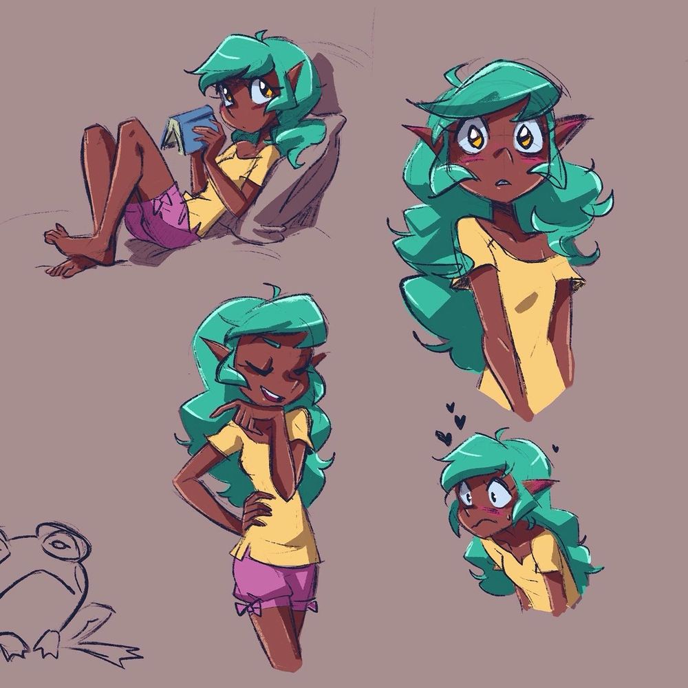 Sketches of Harpy #harpyart #harpygee