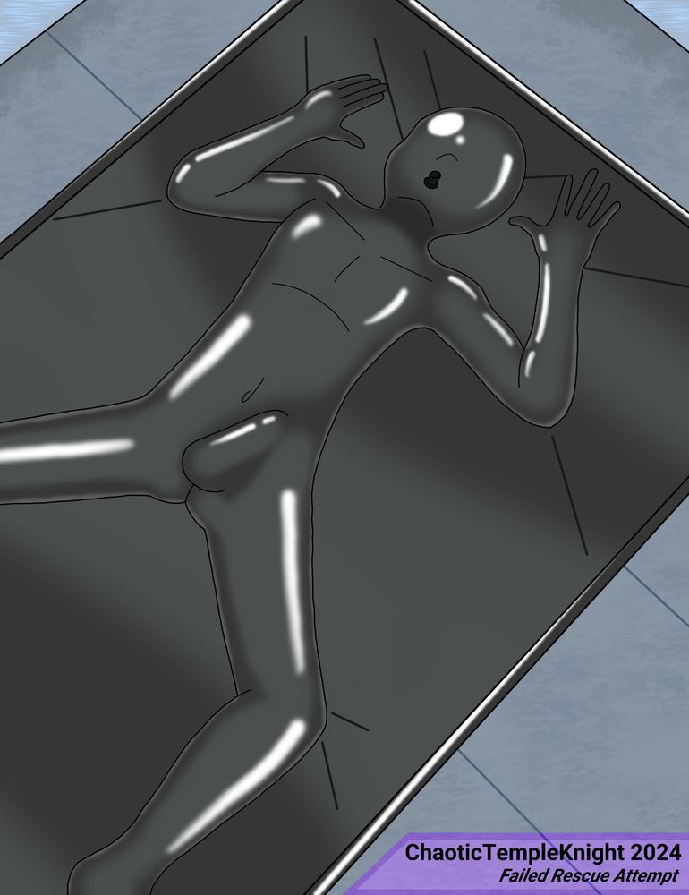 Will-15 finds himself trapped in a tight vacbed, unable to move or escape. Whoever captured Will-23 were able to reverse Will-15's psychokinesis, hypnotizing him into a perfect latex drone. If he does escape, he'll focus on keeping Will-23 captured and will need to be snapped out of it. It's going to be difficult as self-hypnosis requires effort or time to break.