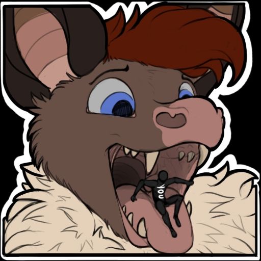 Big bat face voring a ych