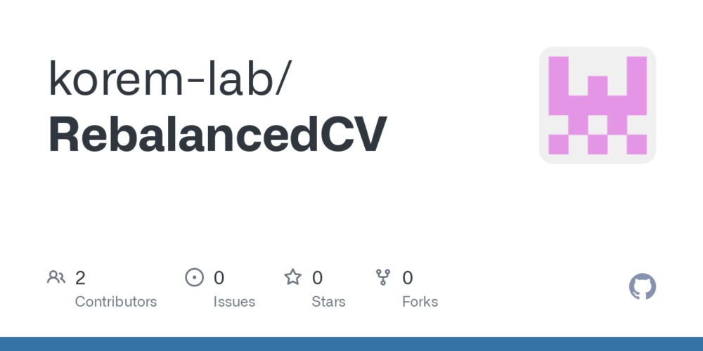 GitHub - korem-lab/RebalancedCV