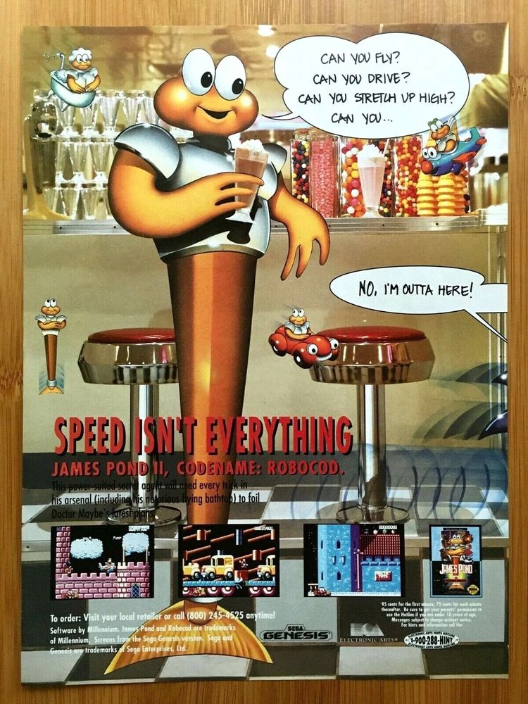 Sonic attempts to put as much distance as he can between him and this gormless fish he found