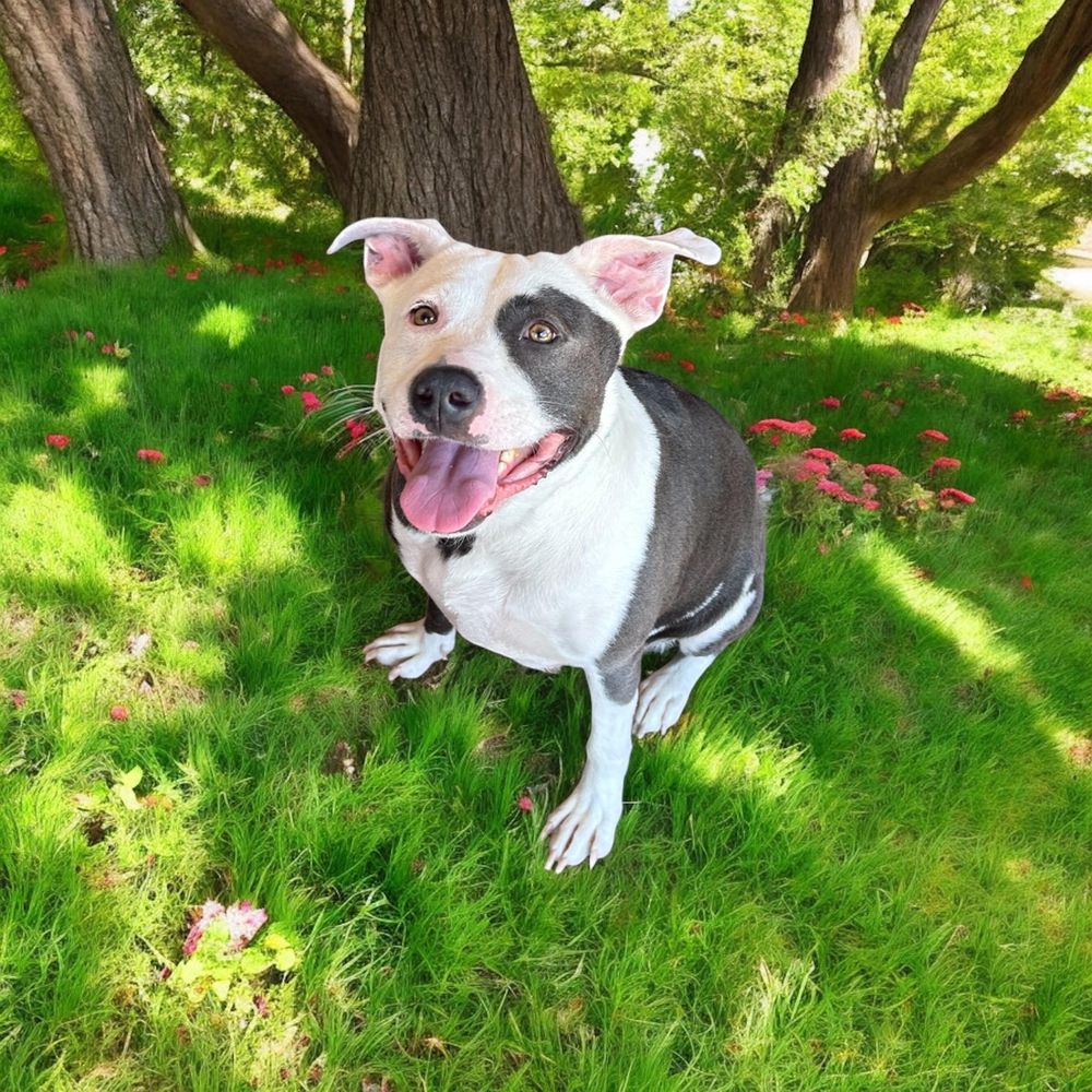 Nova is a Adult Pit Bull Terrier mix described as: Affectionate, Friendly, Funny, Playful, Loves and Smart