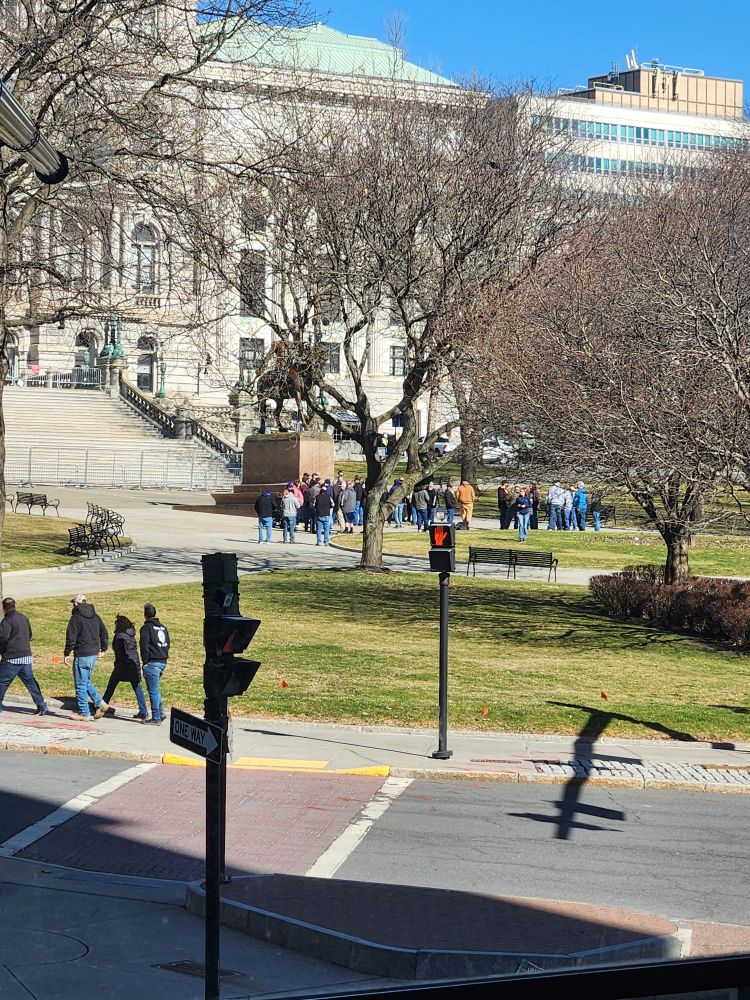 Protest in Albany, NY