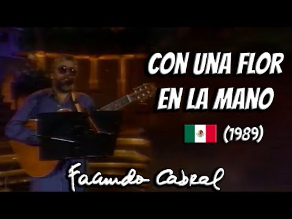 Con una flor en la mano (En vivo) - Facundo Cabral