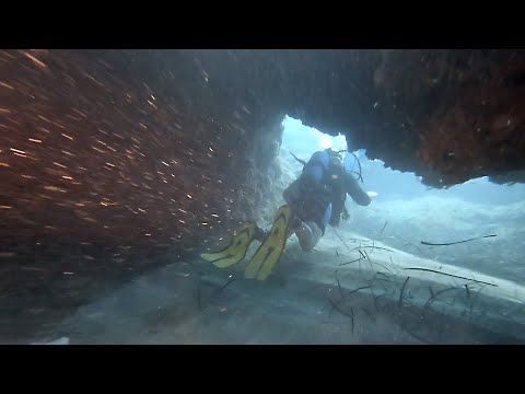 Diving at Cynthiana Beach, Paphos, July 2025