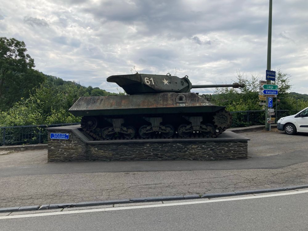 M10 Achilles tank destroyer at La Roche-en-Ardenne