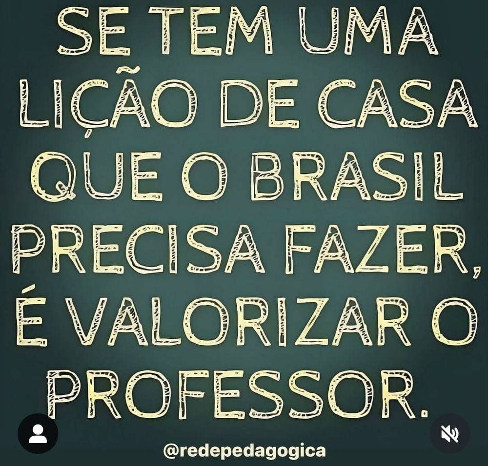 O professor é tudo!