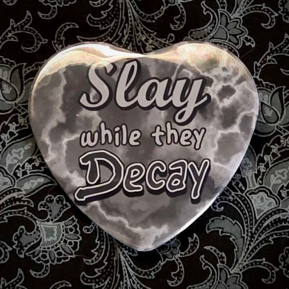 Closeup of the black and white variant.