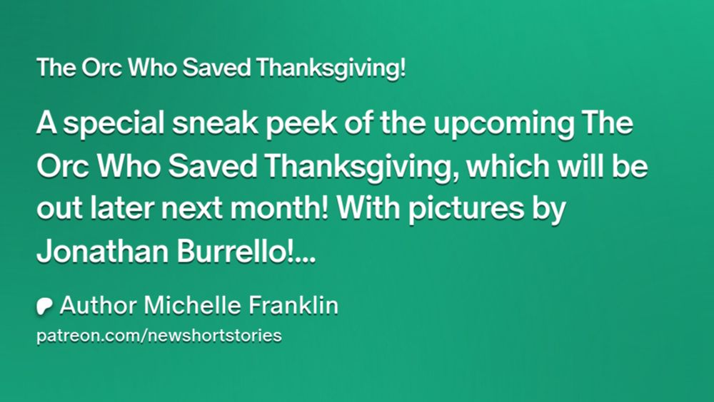 The Orc Who Saved Thanksgiving! | Author Michelle Franklin