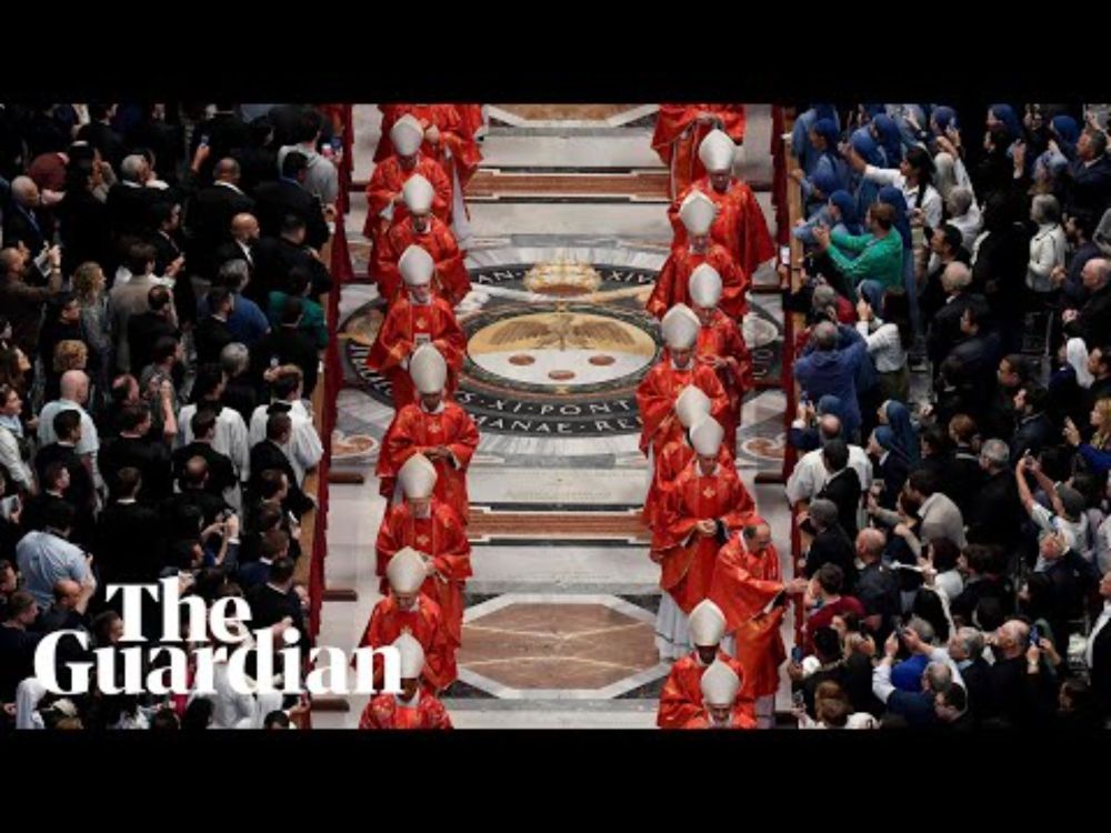 Cardinals walk in procession to the Sistine Chapel as the Conclave begins – watch live