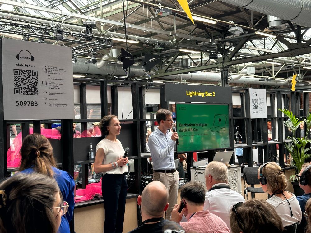 Präsentation auf der republica