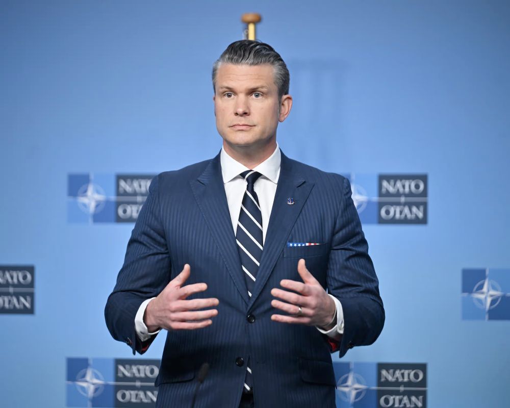 robotic Hegseth less than convincing at NATO conference