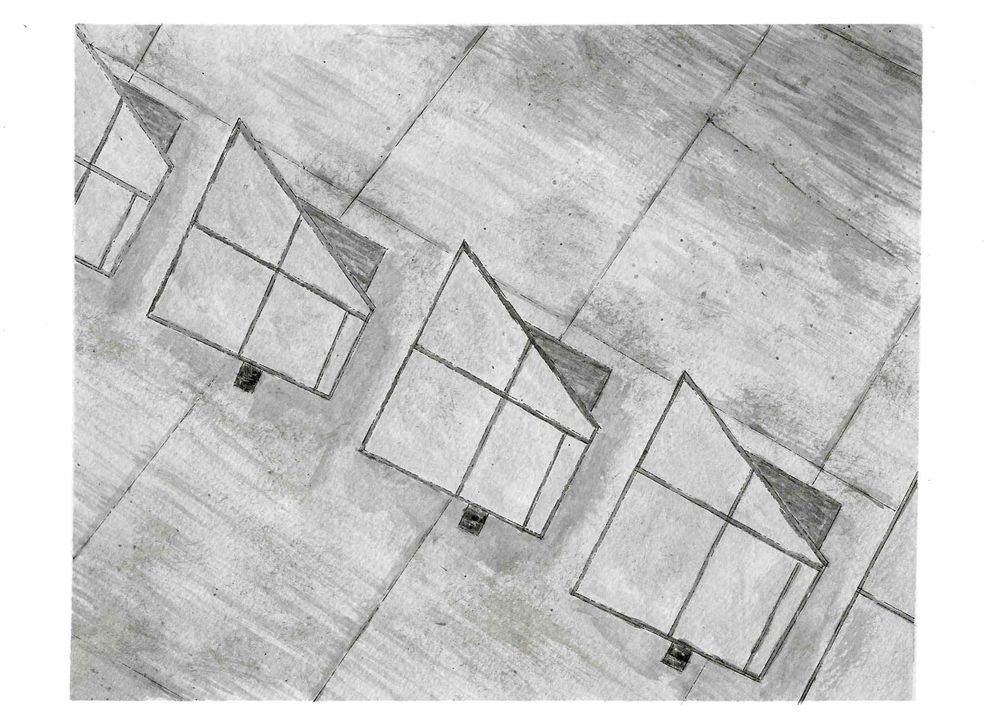 pen and ink image that is not of Portsmouth harbour