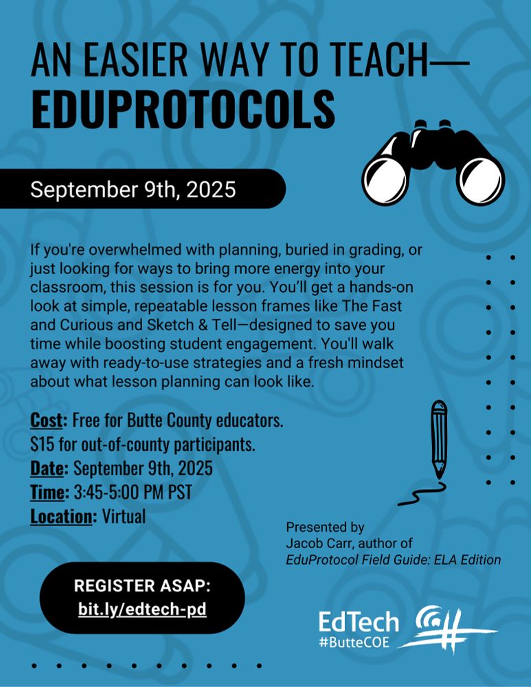 Flyer: http://bit.ly/eduP-sept