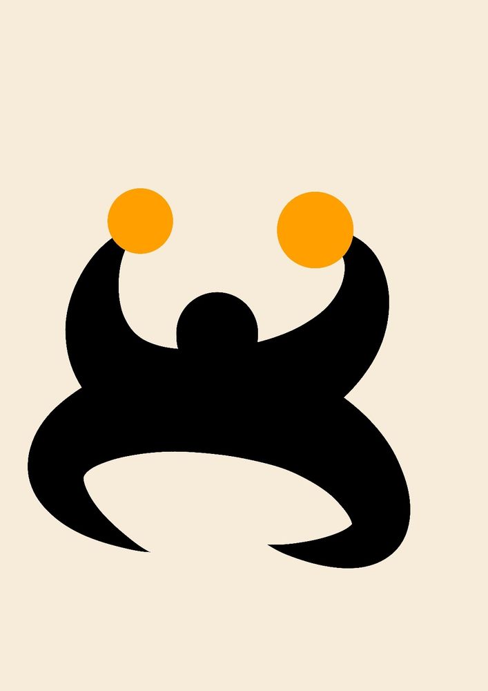 A crab cheerleader