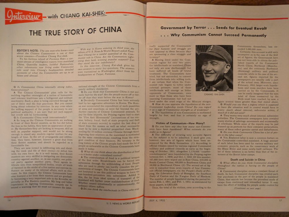 First two pages of the interview, my apologies as it is too long to transcribe. DM for an OCR if you are visually impaired and want to read it.