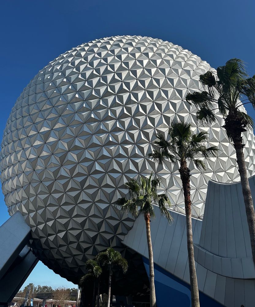 Spaceship Earth located in EPCOT - Walt Disney World.