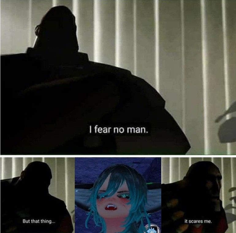 Meme Credit: SakuReaper1996

TFT Meme saying "I fear no man." "But that thing..." *Shows picture of Boke* "It scares me."