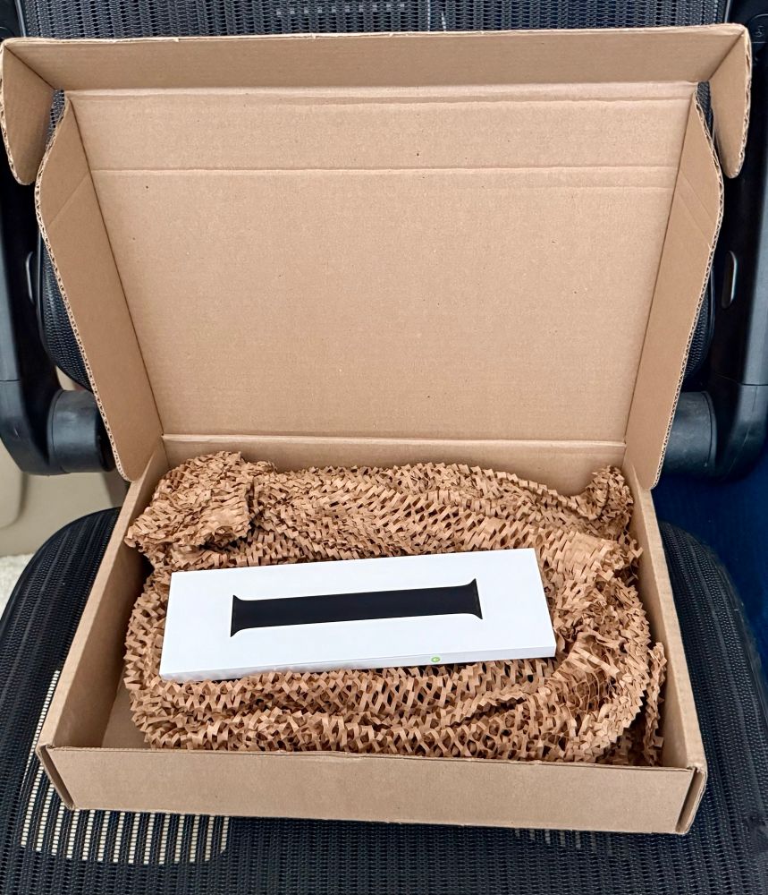 Ridiculously oversized shipping box and packaging for what’s actually inside. 