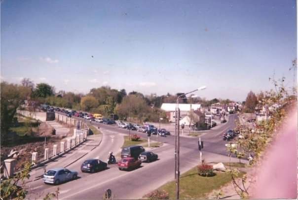 Dundrum, Dublin in 2001 before the Luas arrived in 2004. I was trying to track (no pun intended!) the old route of the former Harcourt street railway line