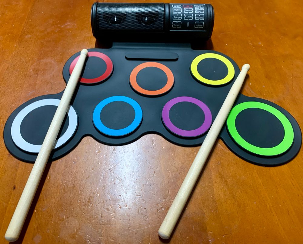 Desktop Electronic Drum Kit from KMart