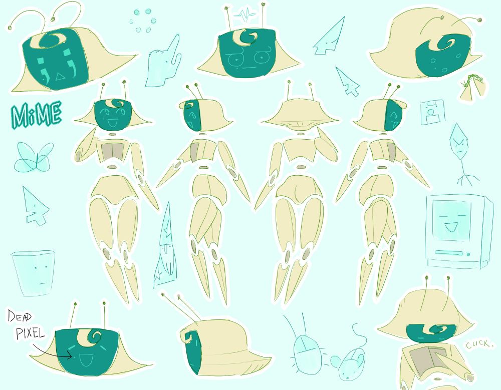 vtuber concept art (MiME)