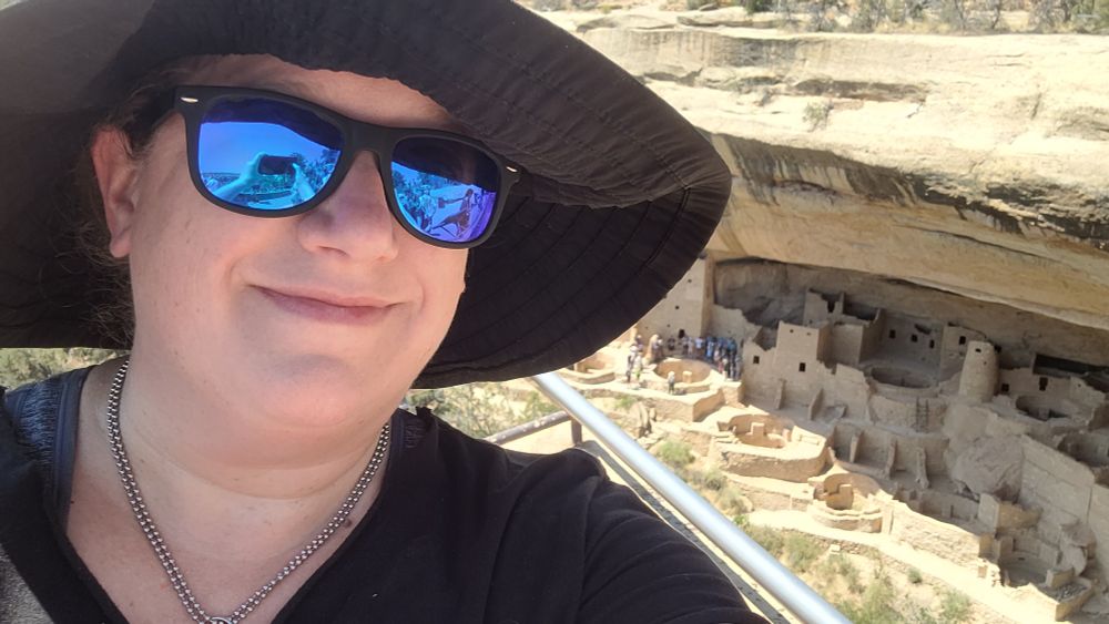 Selfie at cliff palace mesa verde national park