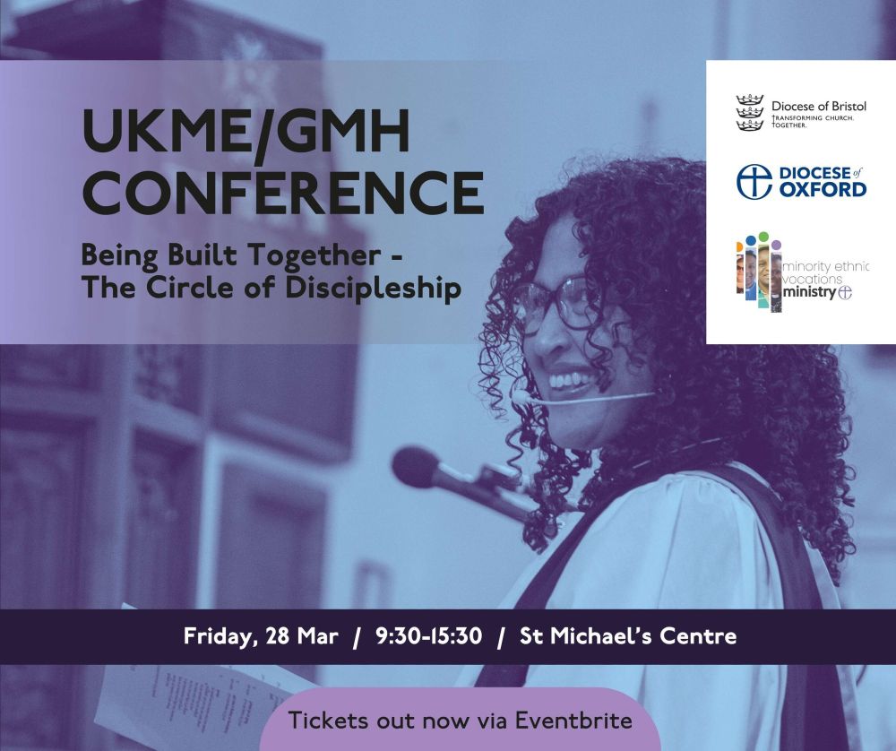 Being Built Together Minority Ethnic Vocations - The Circle of Discipleship. Friday 28th March, St Michael's Centre, Stoke Gifford