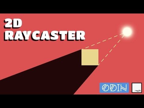 Making a Raycaster in a Language I've Never Used Before