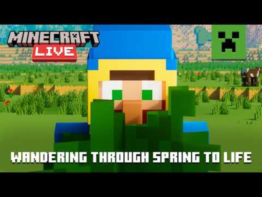 Minecraft LIVE – March 2025: A Wandering Trader Springs to Life!