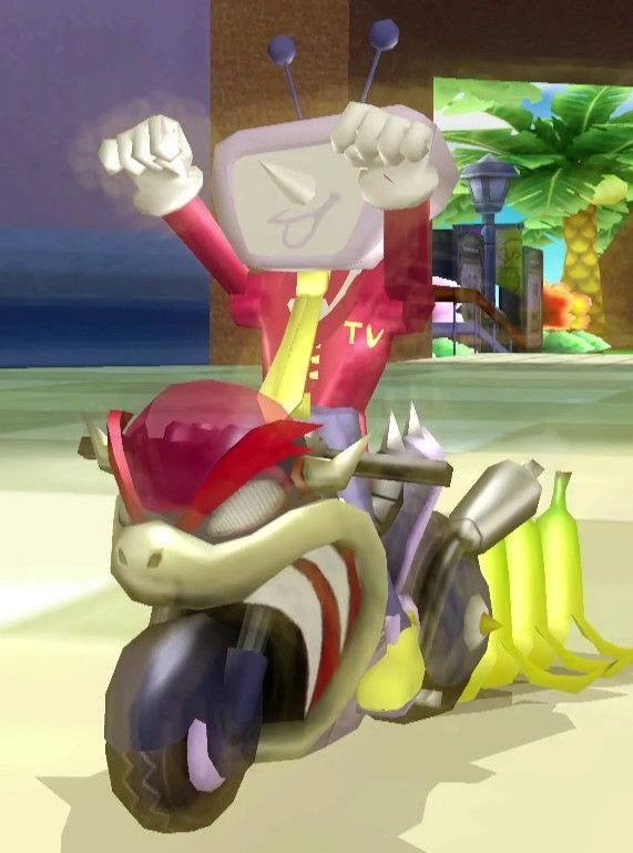 Tenna modded into Mario Kart Wii
