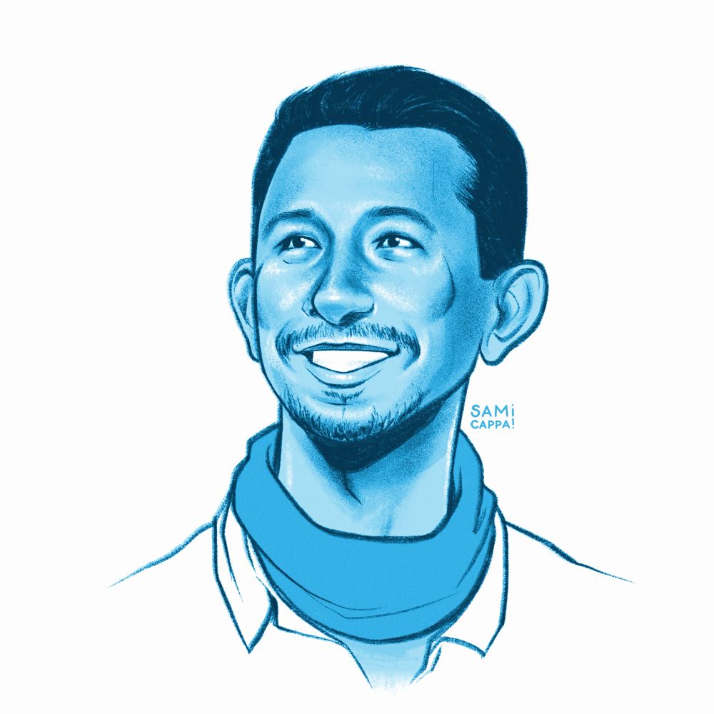 Drawing of Mitch from Survivor 48