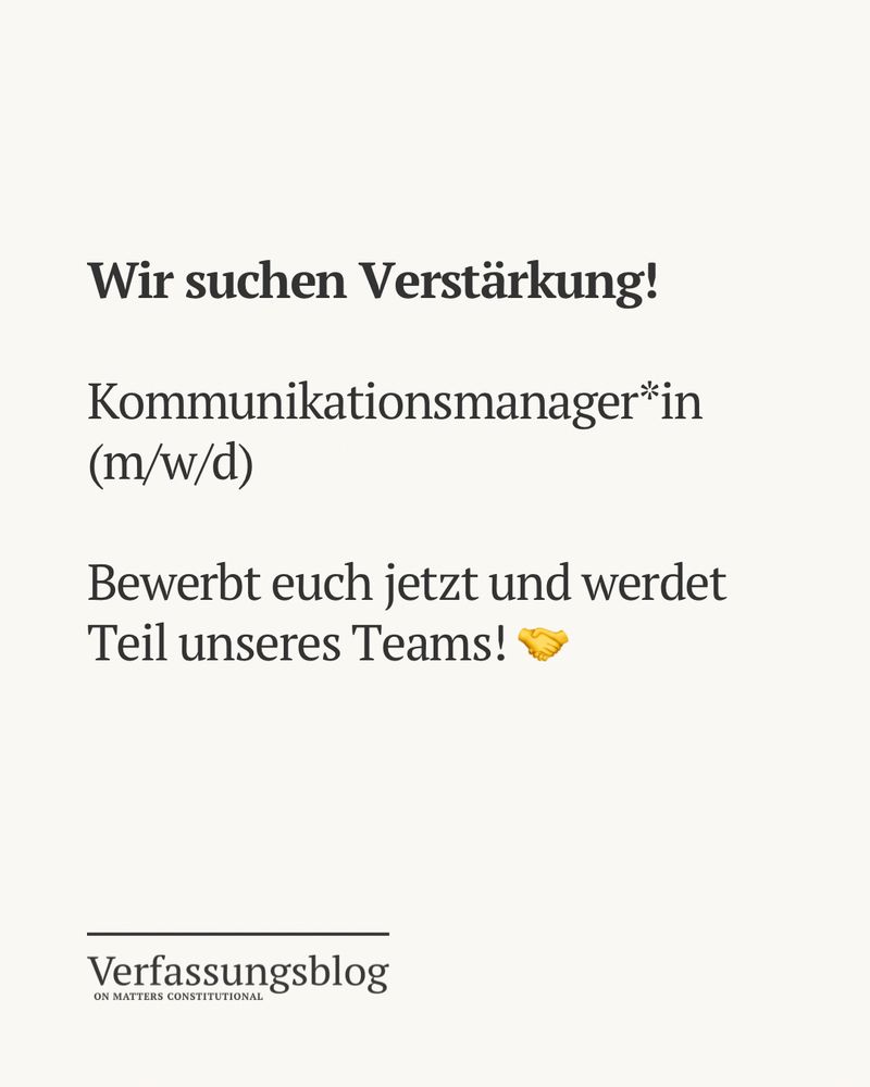 Wir suchen Verstärkung: Kommunikationsmanager*in (m/w/d). Bewerbt euch jetzt und werdet Teil unseres Teams.