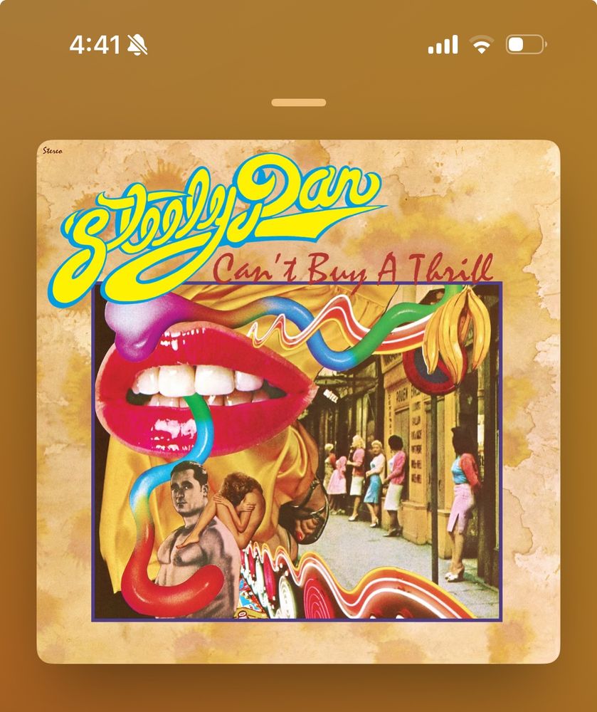 Steely Dan’s “Can’t Buy a Thrill” - it’s the guys on some excellent Mendo weed 