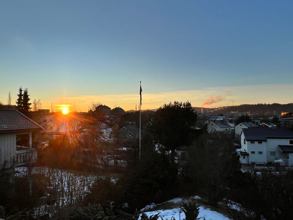 Solnedgang i Bartebyen 