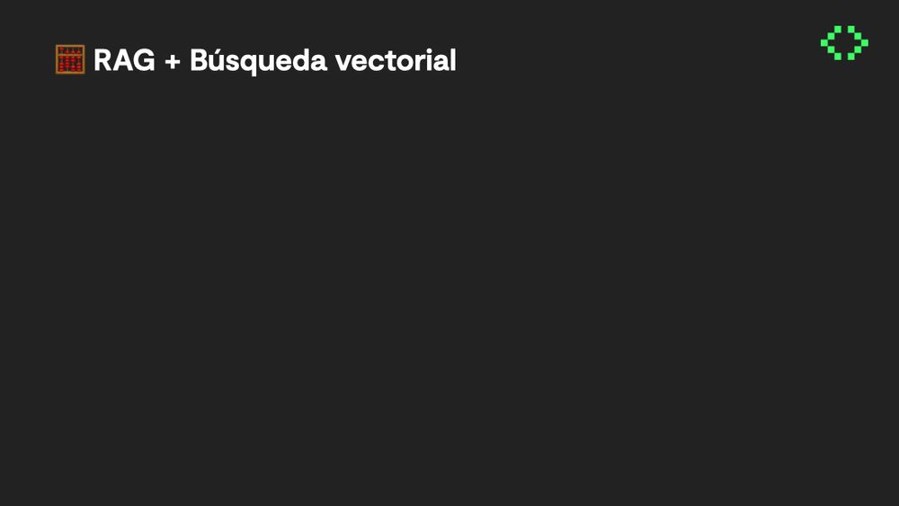 Animación de una búsqueda vectorial. Se busca "conjunta con un pantalón blanco" y se devuelven 5 prendas como resultado.