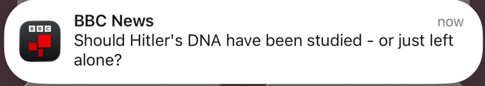 
BBC News
Should Hitler's DNA have been studied - or just left alone?