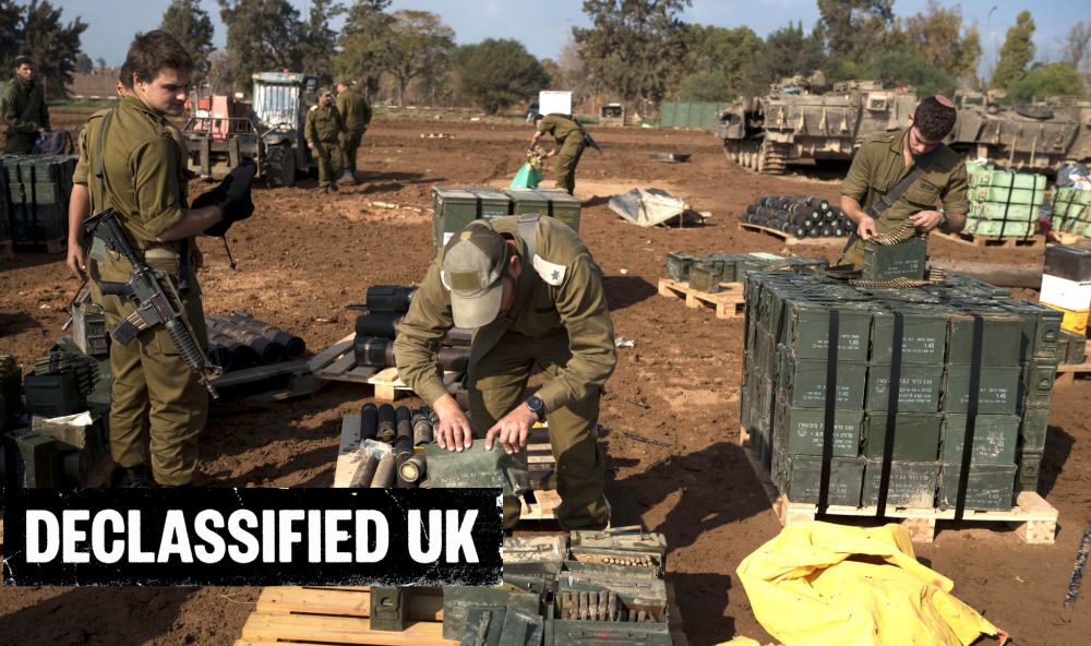 British firm sent over 1,000 ammo boxes to Israel