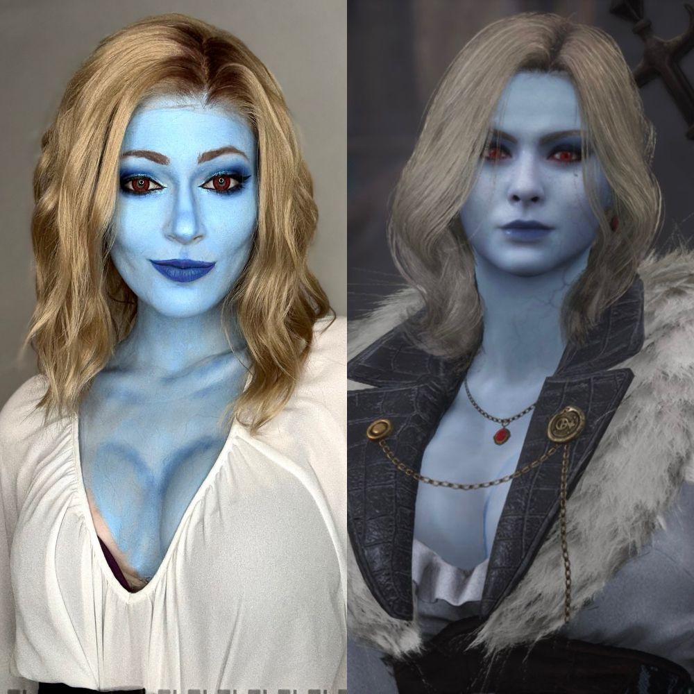 Side by side pic of me and markiona from lies of p