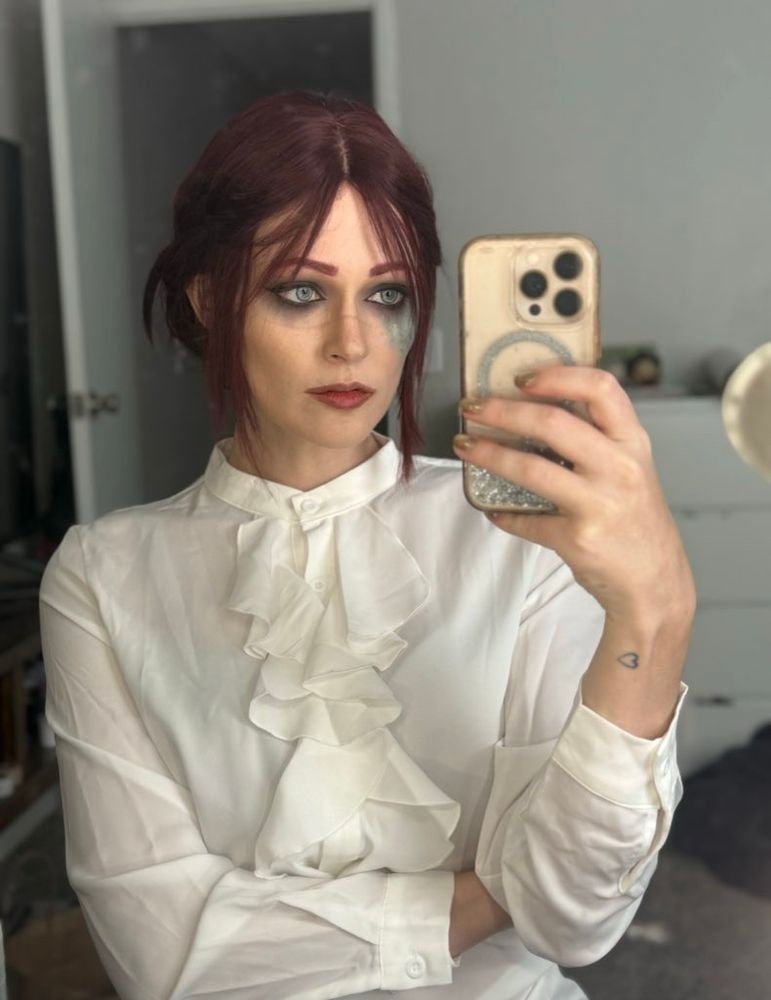 Mirror selfie of me as Lea