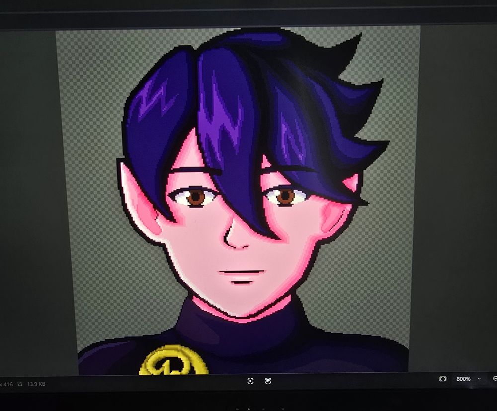 A WIP image of Rasmodius (the wizard) for the Stardew Valley Mod: Romanceable Rasmodius Redux Revamped.
In this image, you can see I finished the neutral expression.