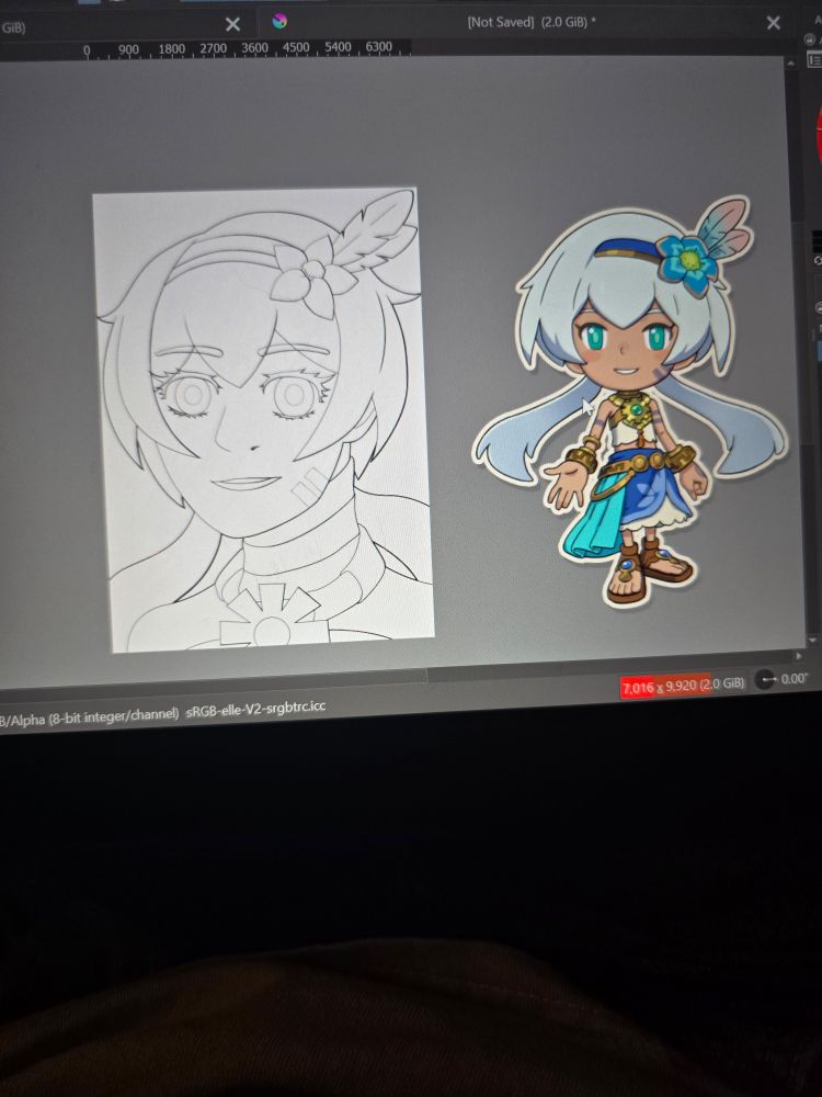 Rem from FANTASY LIFE i: The Girl Who Steals Time fan art WIP