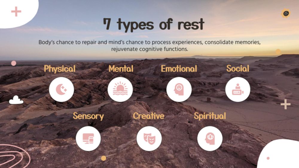 7 types of rest