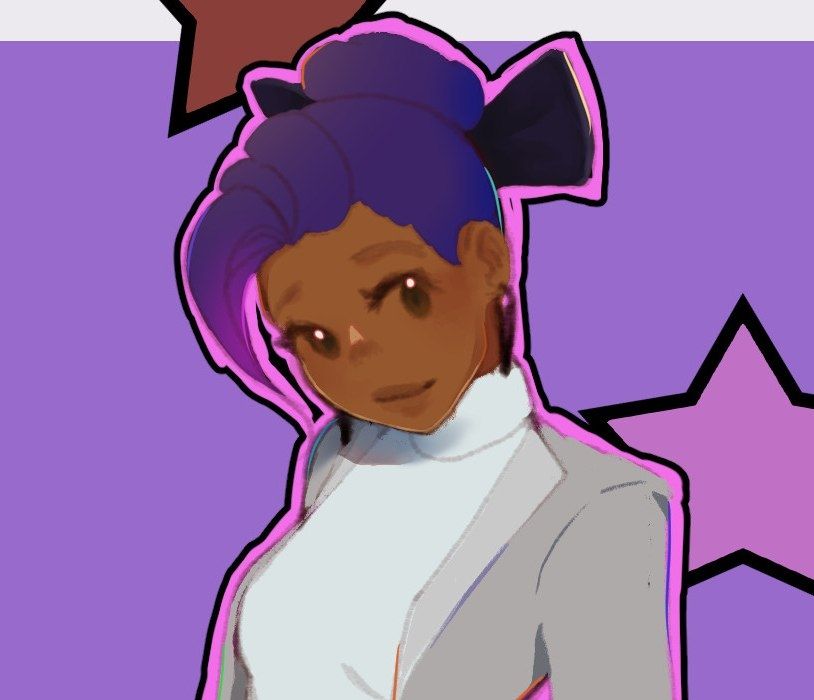 Closeup of Vivi Anne's face