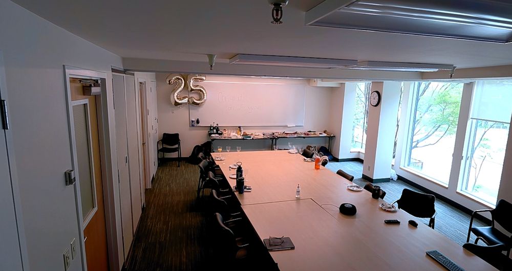 A secret screenshot taken at the 25th anniversary of Sue Biggins lab at the Fred Hutch