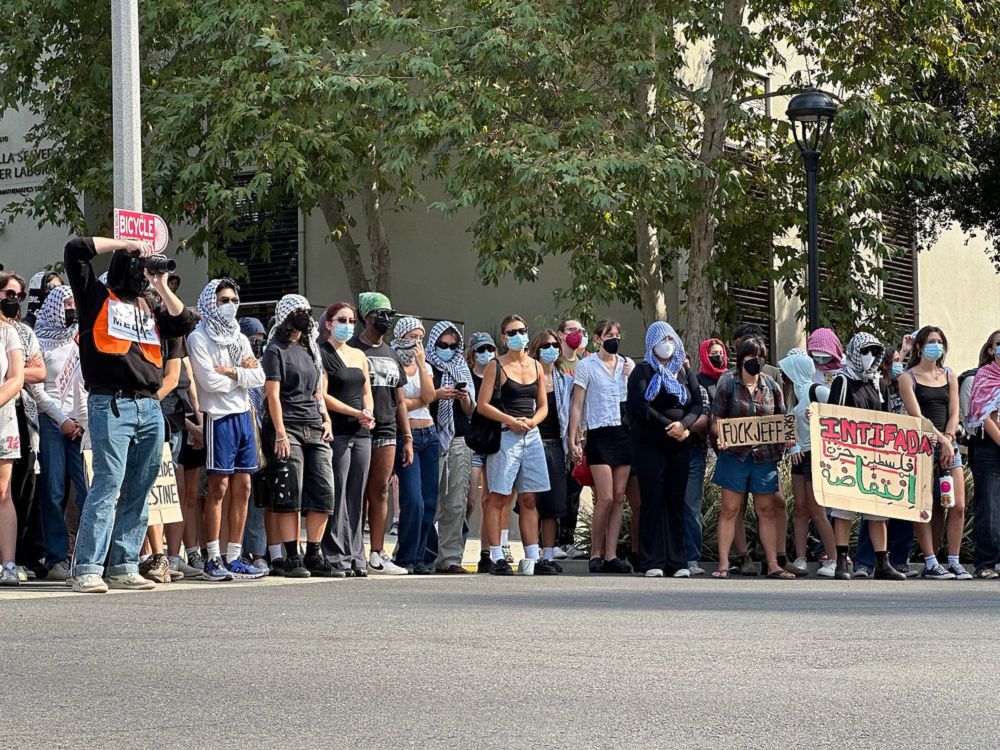 Protesters Occupy, Vandalize Pomona's Carnegie Hall on One-Year Anniversary of October 7th Attacks