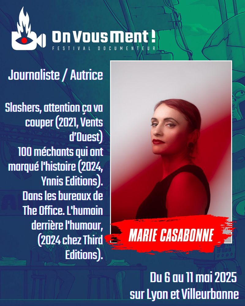 Journaliste / Autrice
Journaliste / Autrice

Slashers, attention ça va couper (2021, Vents d’Ouest)
100 méchants qui ont marqué l'histoire (2024, Ynnis Editions).
 Dans les bureaux de The Office. L'humain derrière l'humour,  (2024 chez Third Editions).