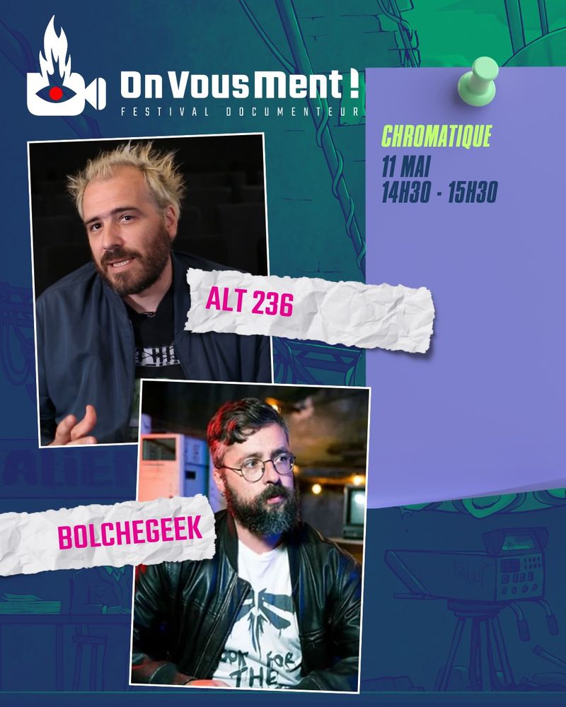 Dédicaces Alt 236 et Bolchegeek 11 mai de 14h30 à 15h30 eu Chromatique
