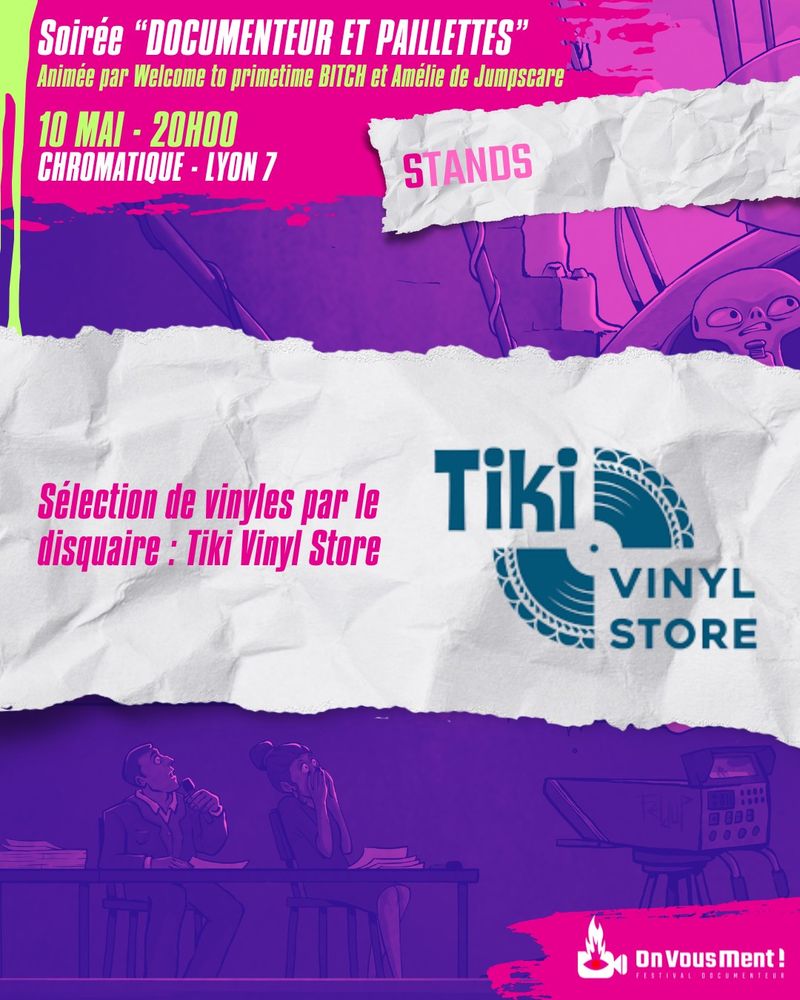 Sélection de vinyles par le disquaire Tiki Vinyl Store