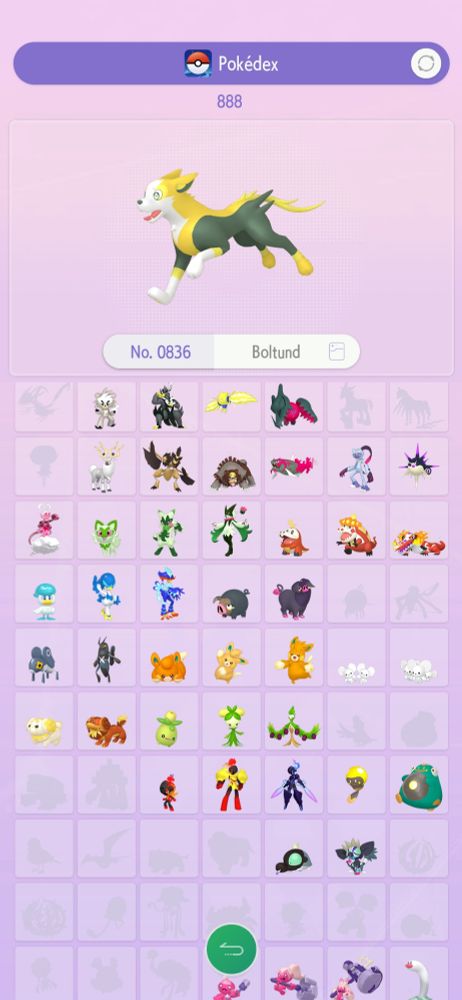 888 pokemon registered to the go home pokedex